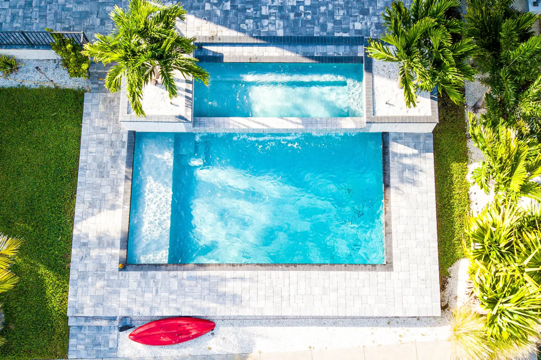 swimming pool top view