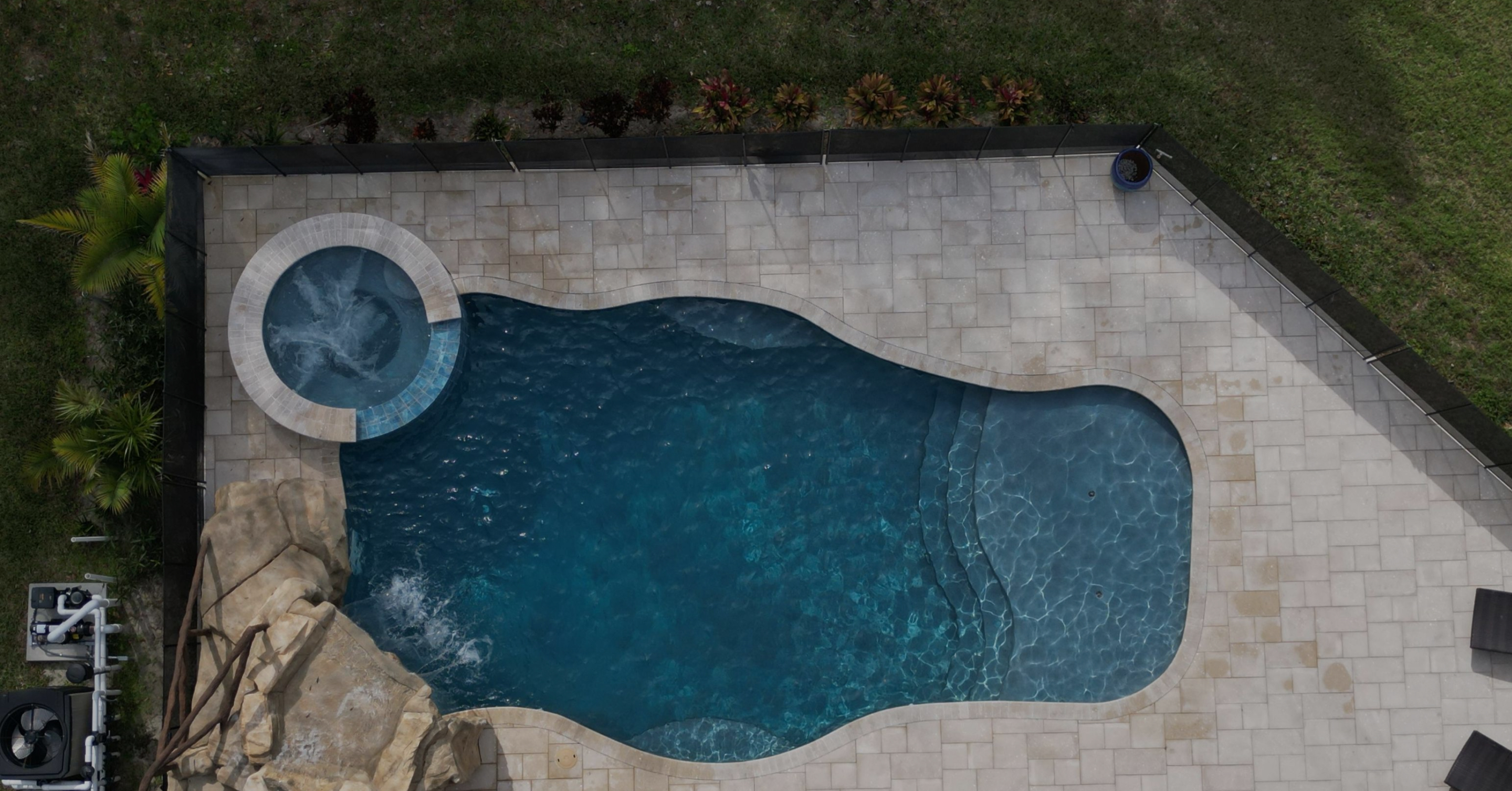 swimming pool top view