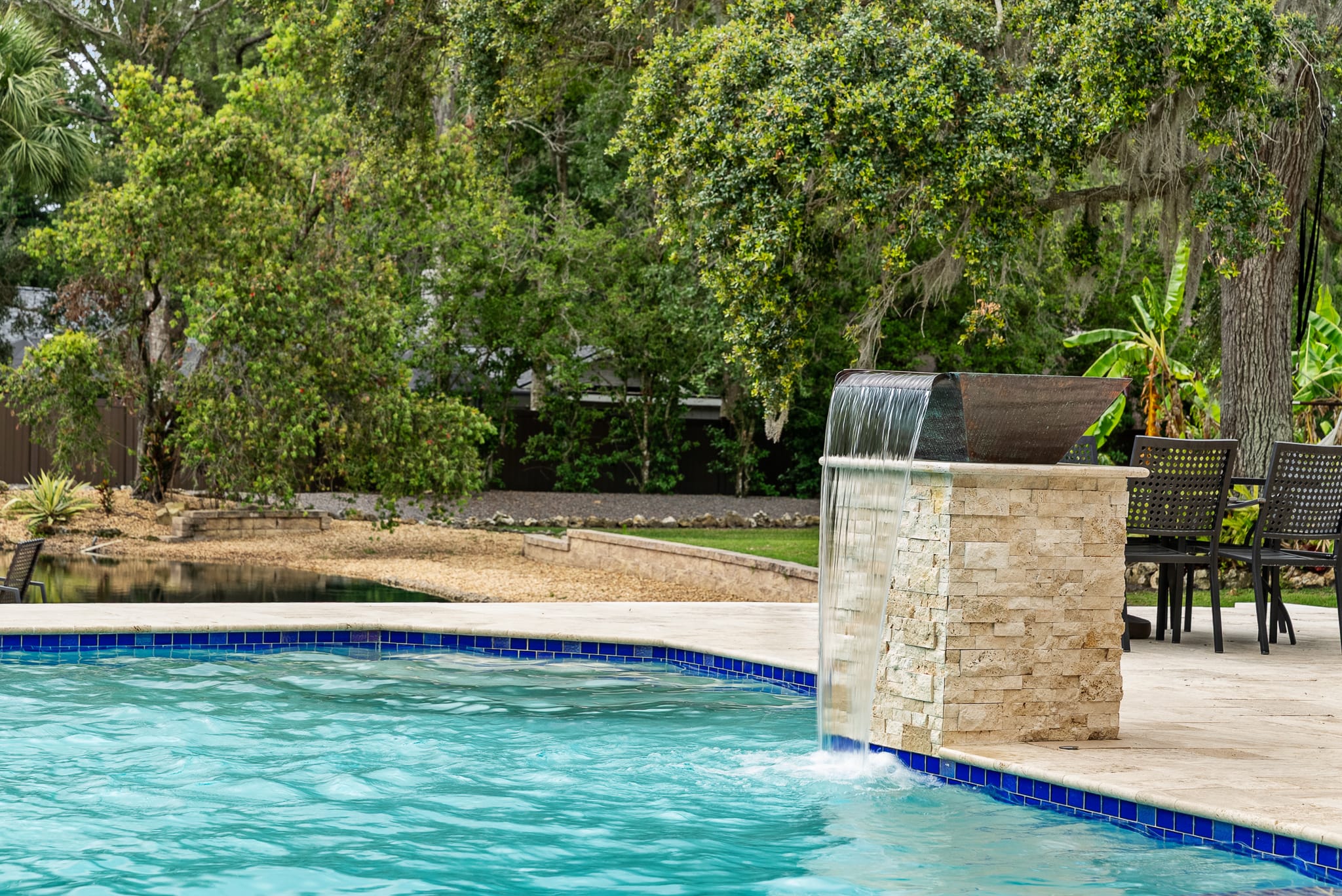 Custom swimming pool built by Pool Perfection