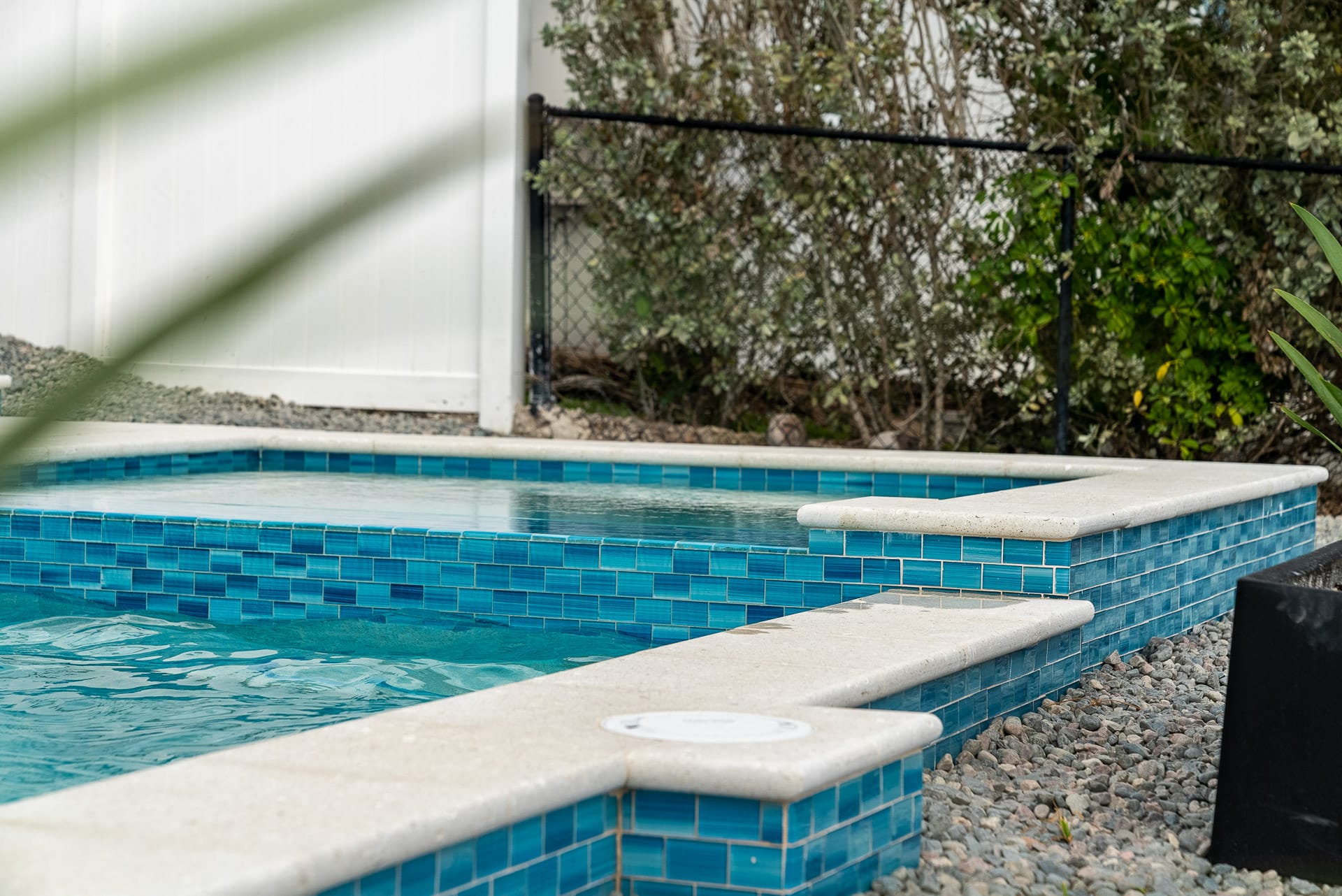 Custom swimming pool built by Pool Perfection