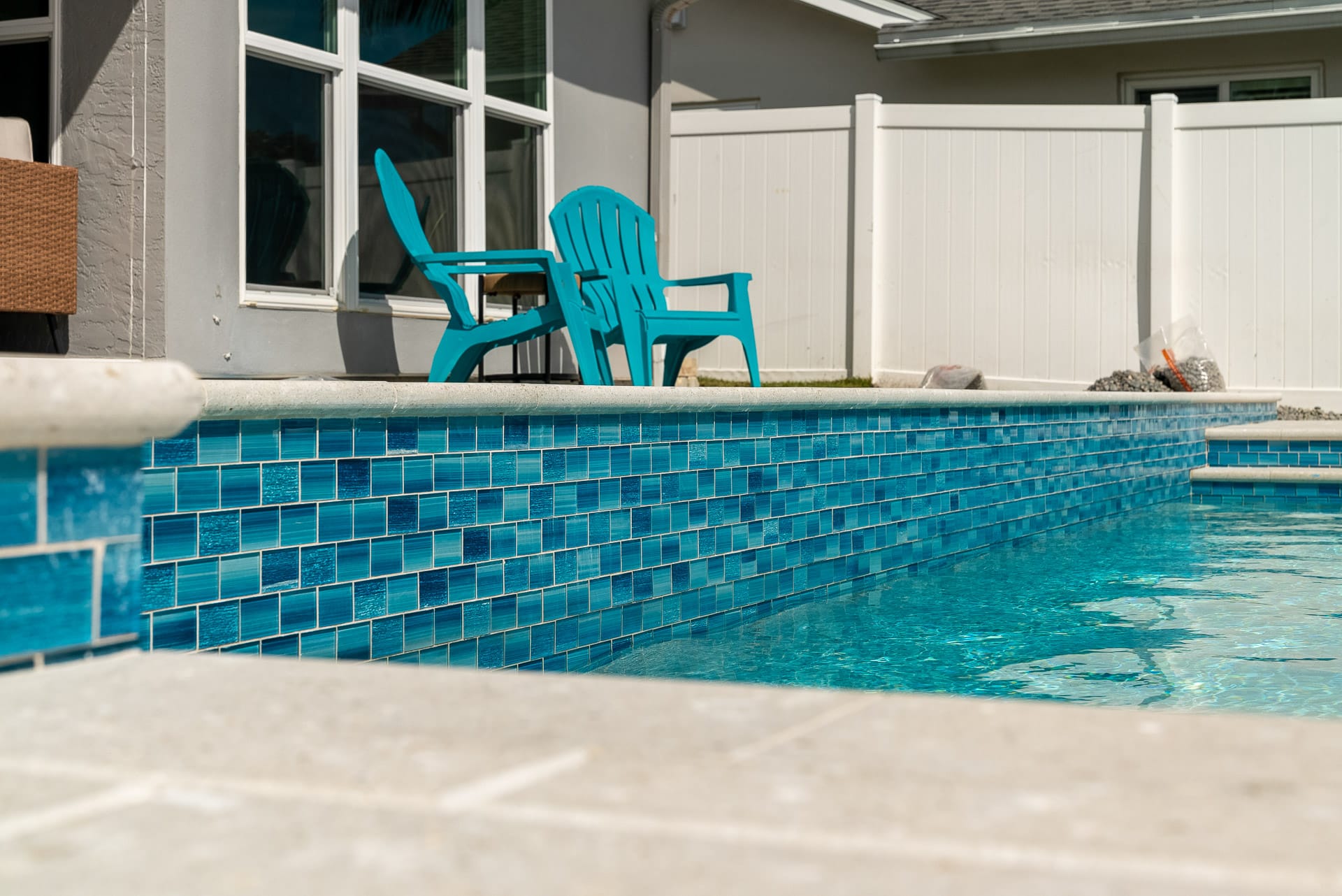 Custom swimming pool built by Pool Perfection