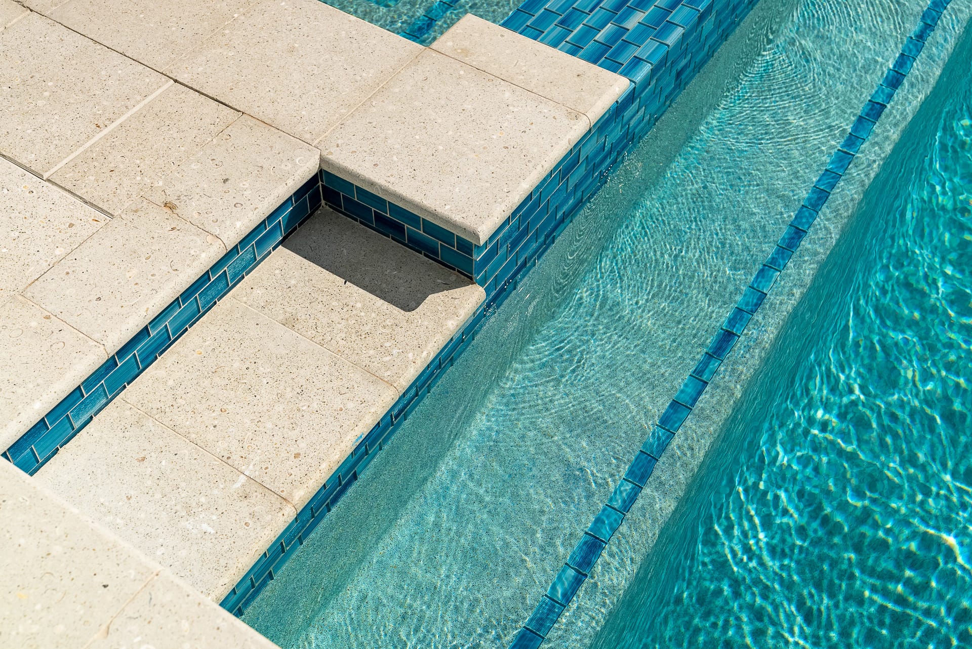 Custom swimming pool built by Pool Perfection