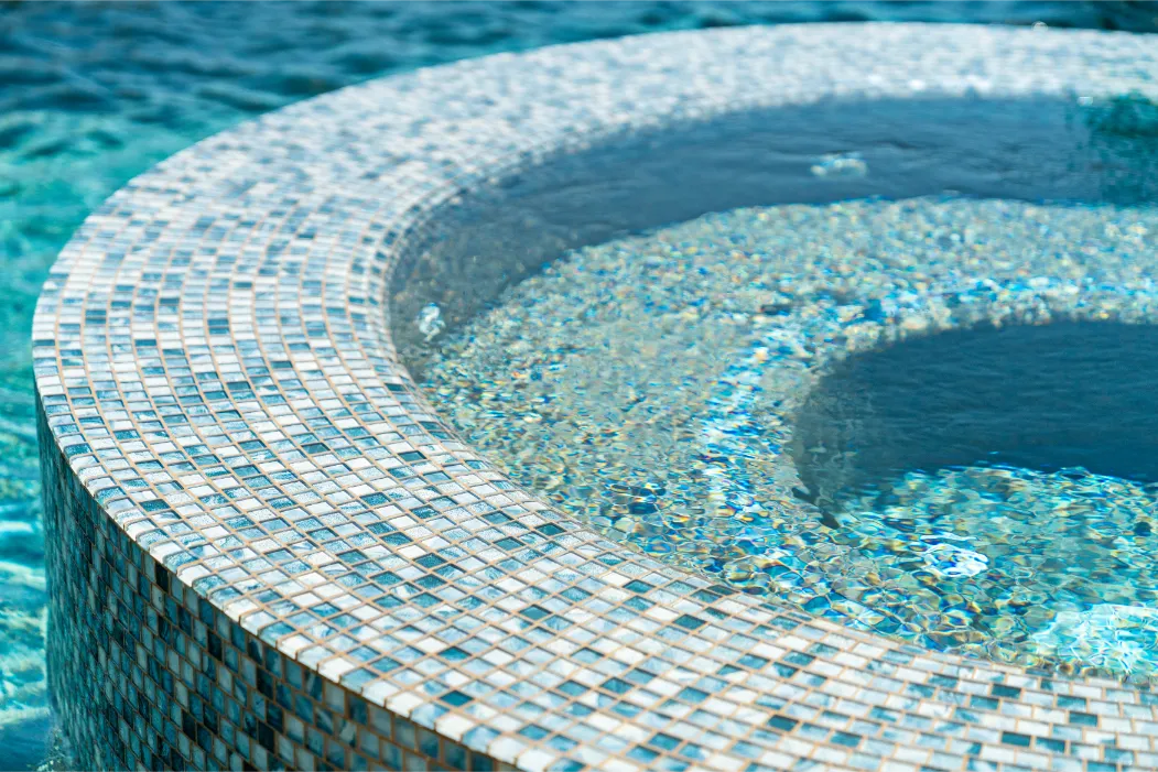 Custom swimming pool built by Pool Perfection