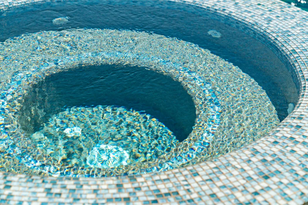 Custom swimming pool built by Pool Perfection