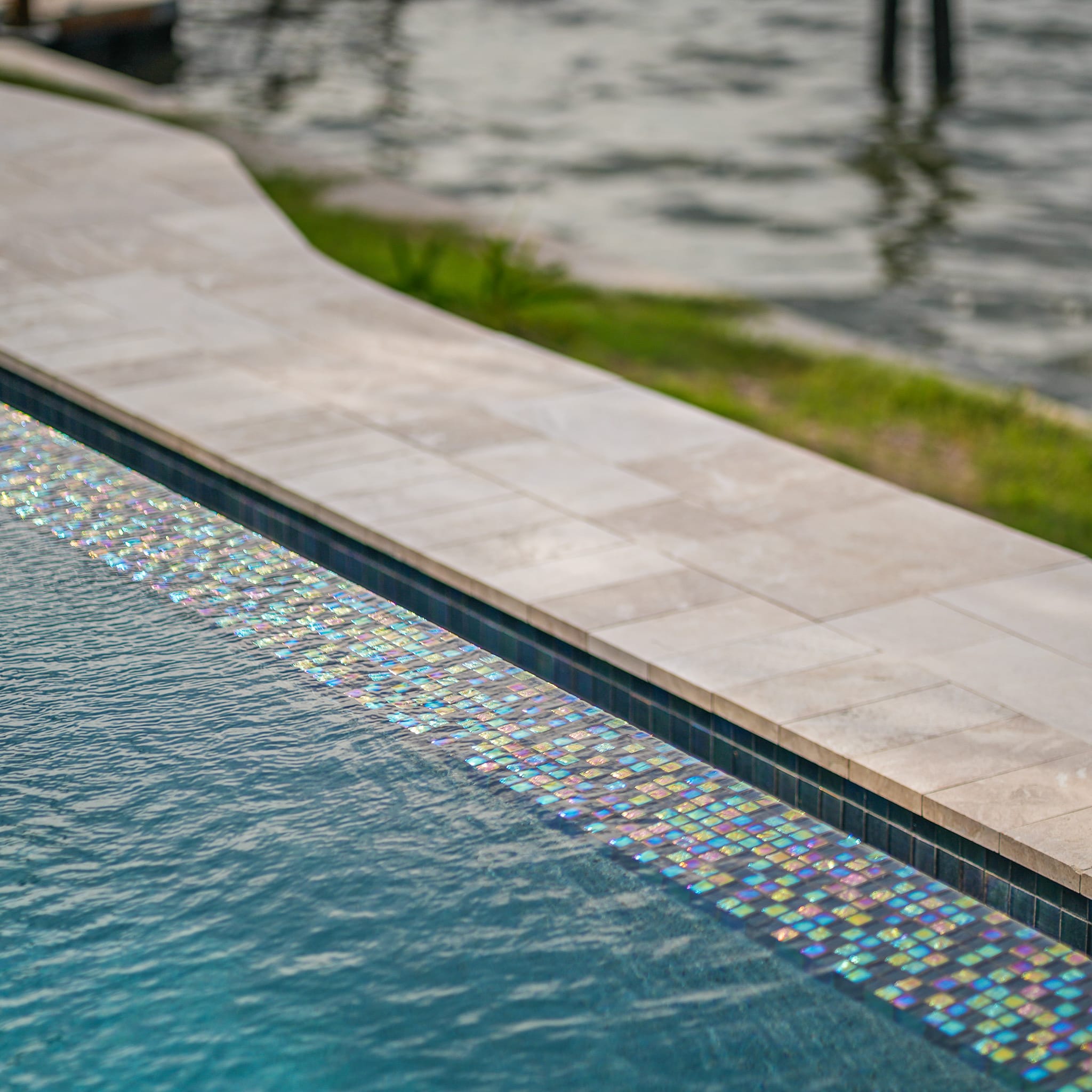 Custom swimming pool built by Pool Perfection
