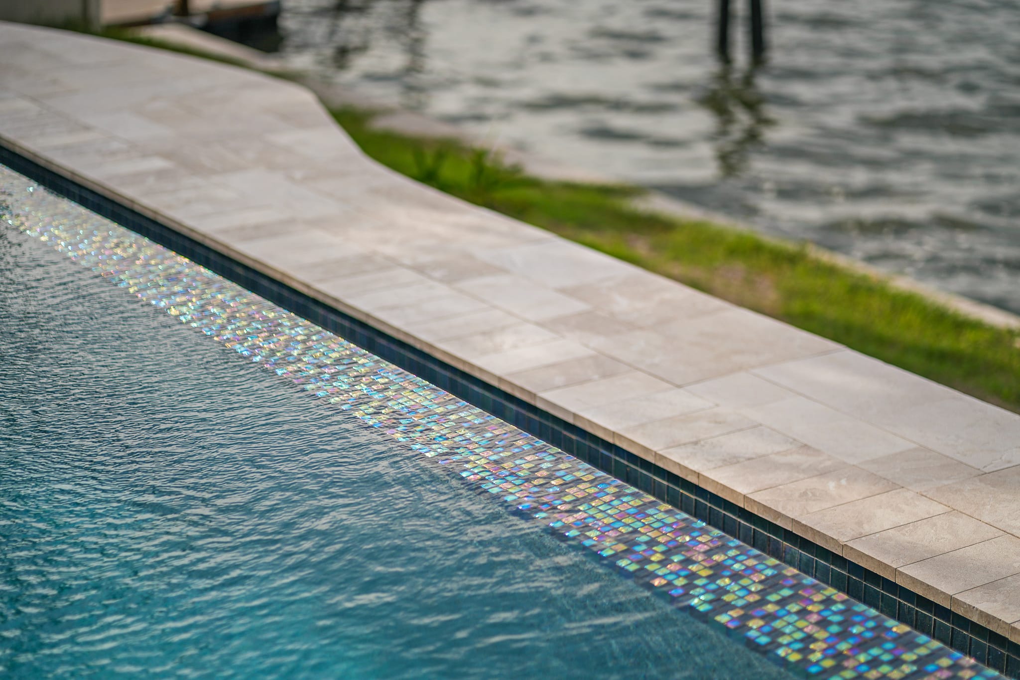 Custom swimming pool built by Pool Perfection