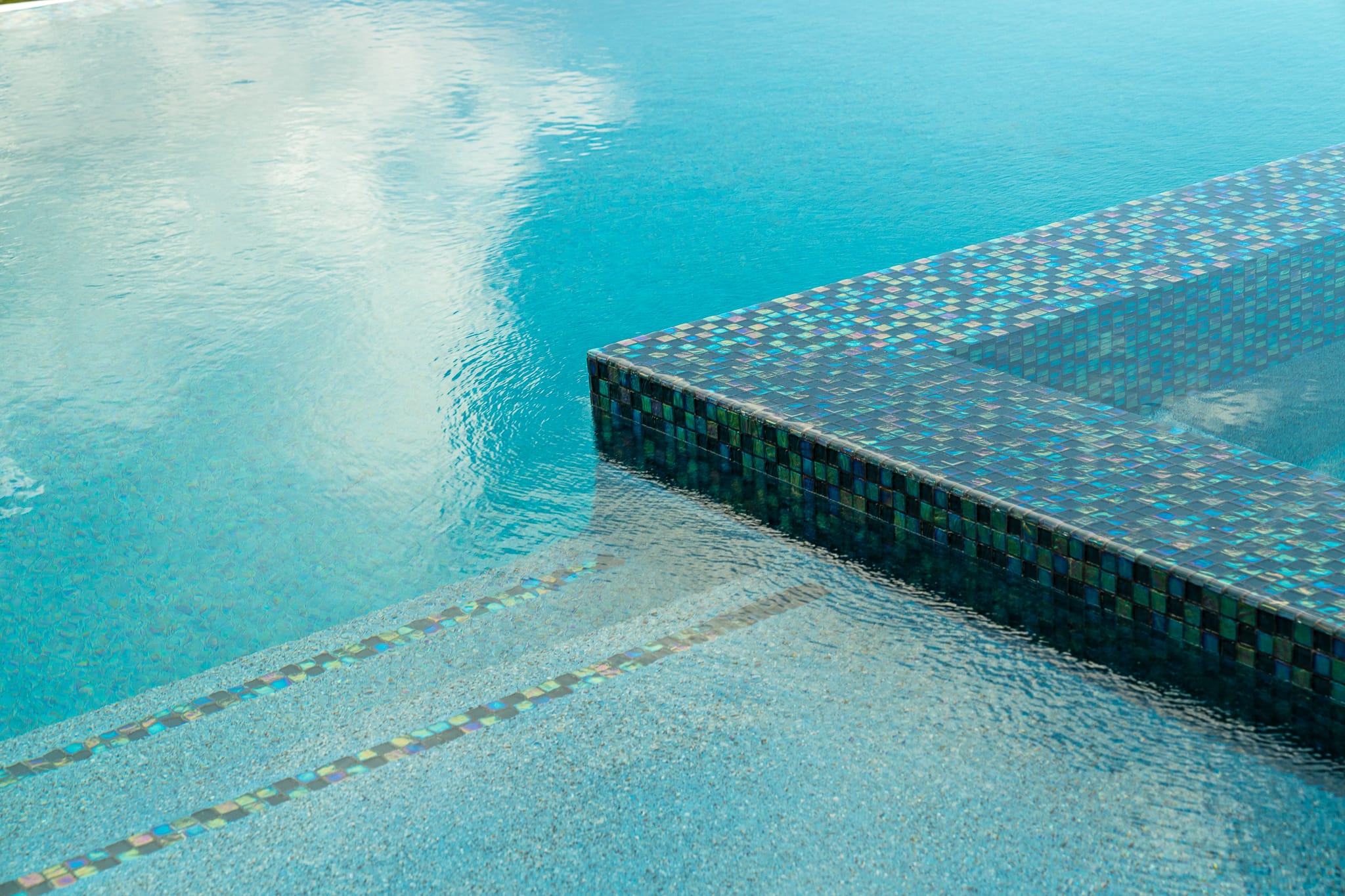 Custom swimming pool built by Pool Perfection